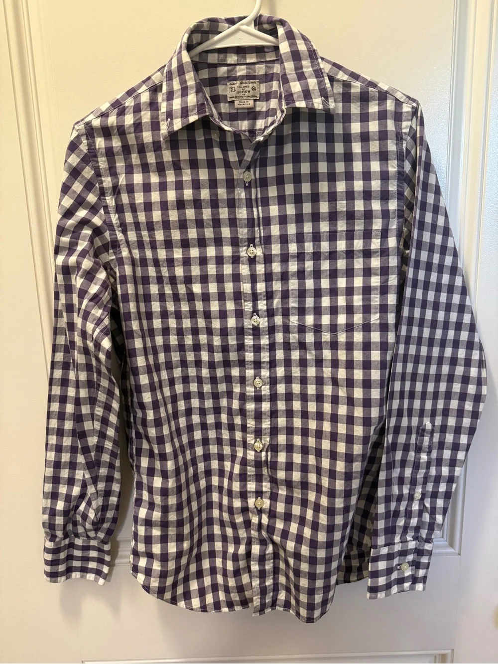 2 J.Crew Madras Plaid Shirts XS 100% Cotton Heritage Preppy Bundle